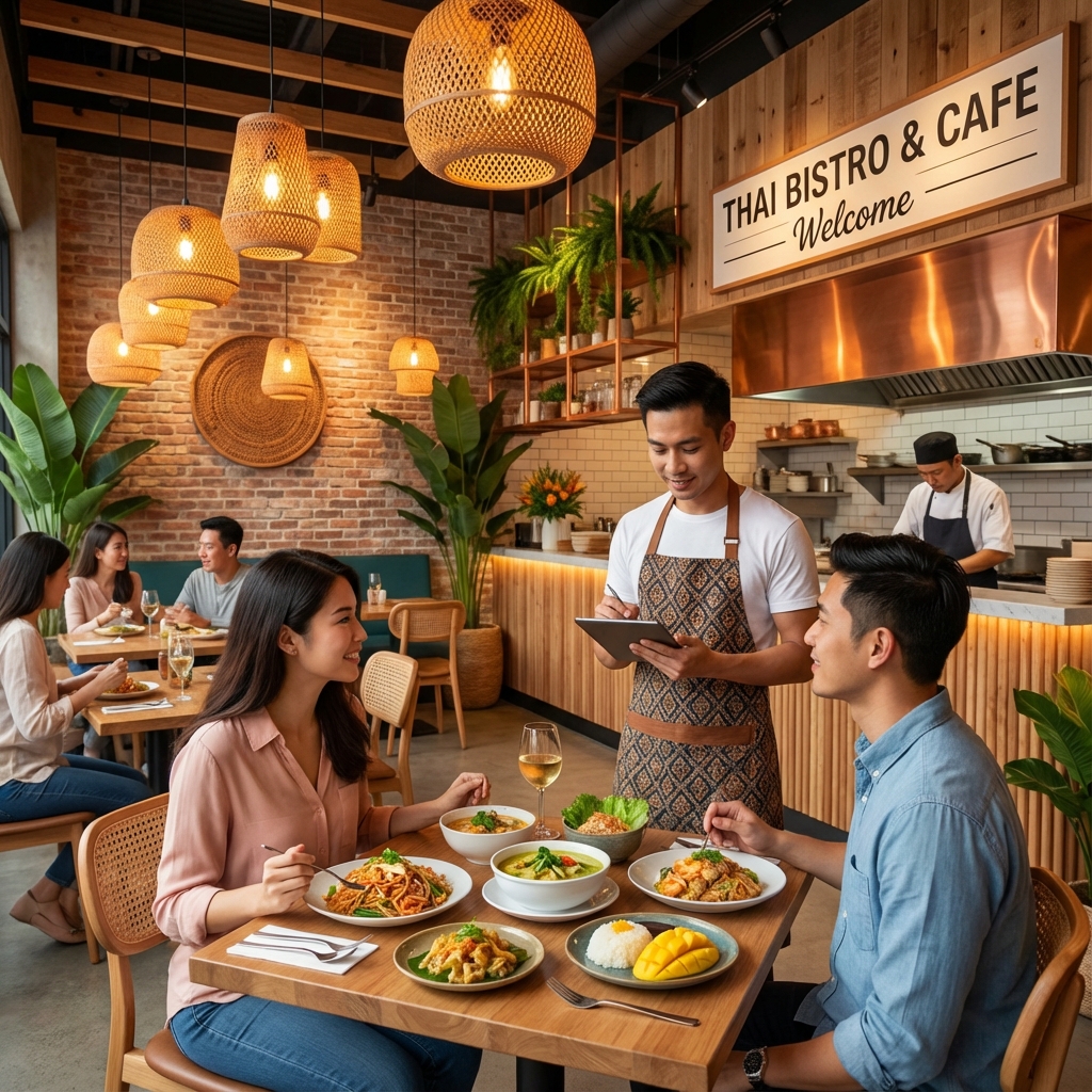 ร้านอาหารใช้ระบบ POS สั่งอาหารและส่งครัว