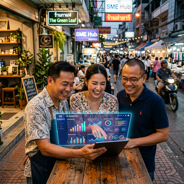 AI ช่วยธุรกิจ SME ไทยได้อย่างไร? คู่มือฉบับเจ้าของร้าน ปี 2568