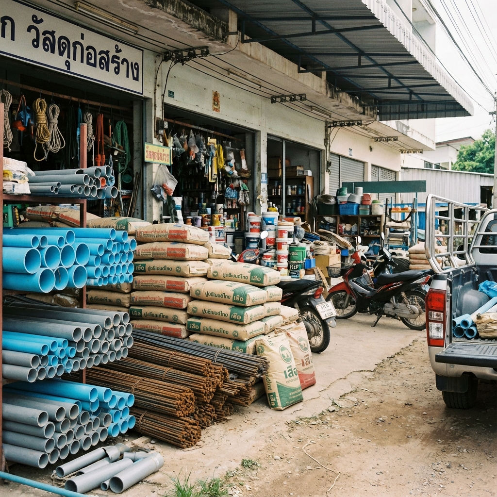 โปรแกรม วัสดุก่อสร้าง