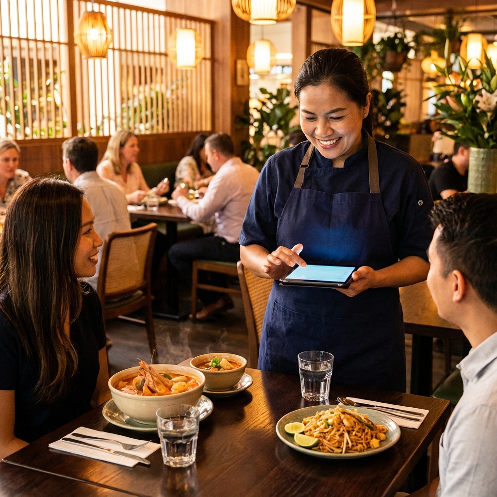 โปรแกรมร้านอาหาร POS จัดการโต๊ะ ครัว ออเดอร์ - BC Ai Restaurant